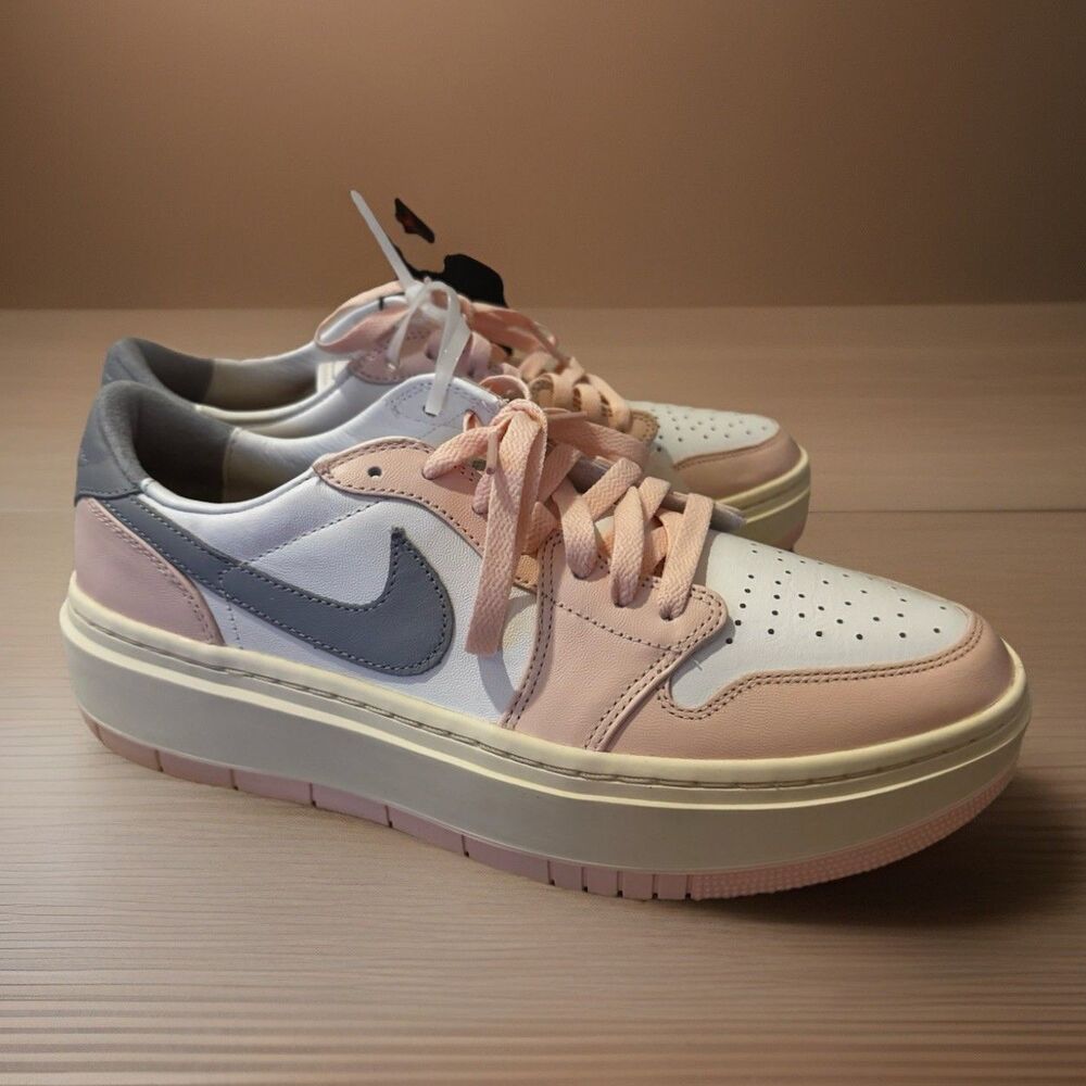NWOB Nike Air Jordan 1 Elevate Low Atmosphere Pink Grey White DH7004-600 W 12